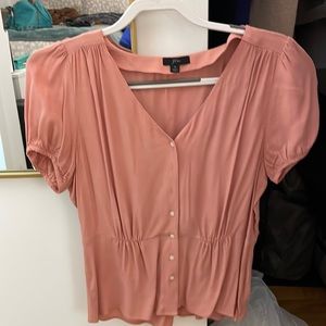 Jcrew small pink blouse